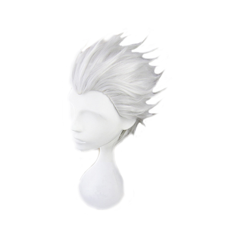 Men Accessories Silver - Vergil شعر مستعار تأثيري قصير فضي