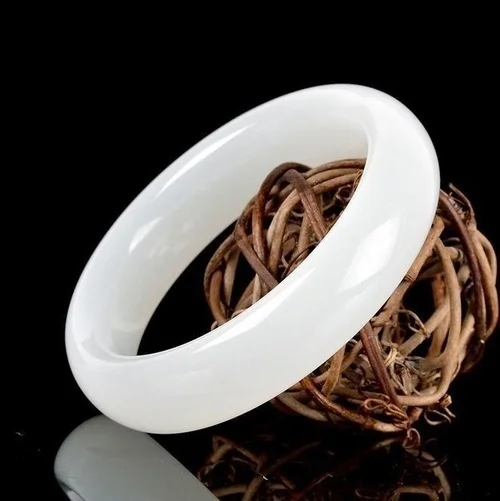 حقيقية الطبيعية الأبيض اليشم ا - مراجعة Men Accessories Bracelet وسعره