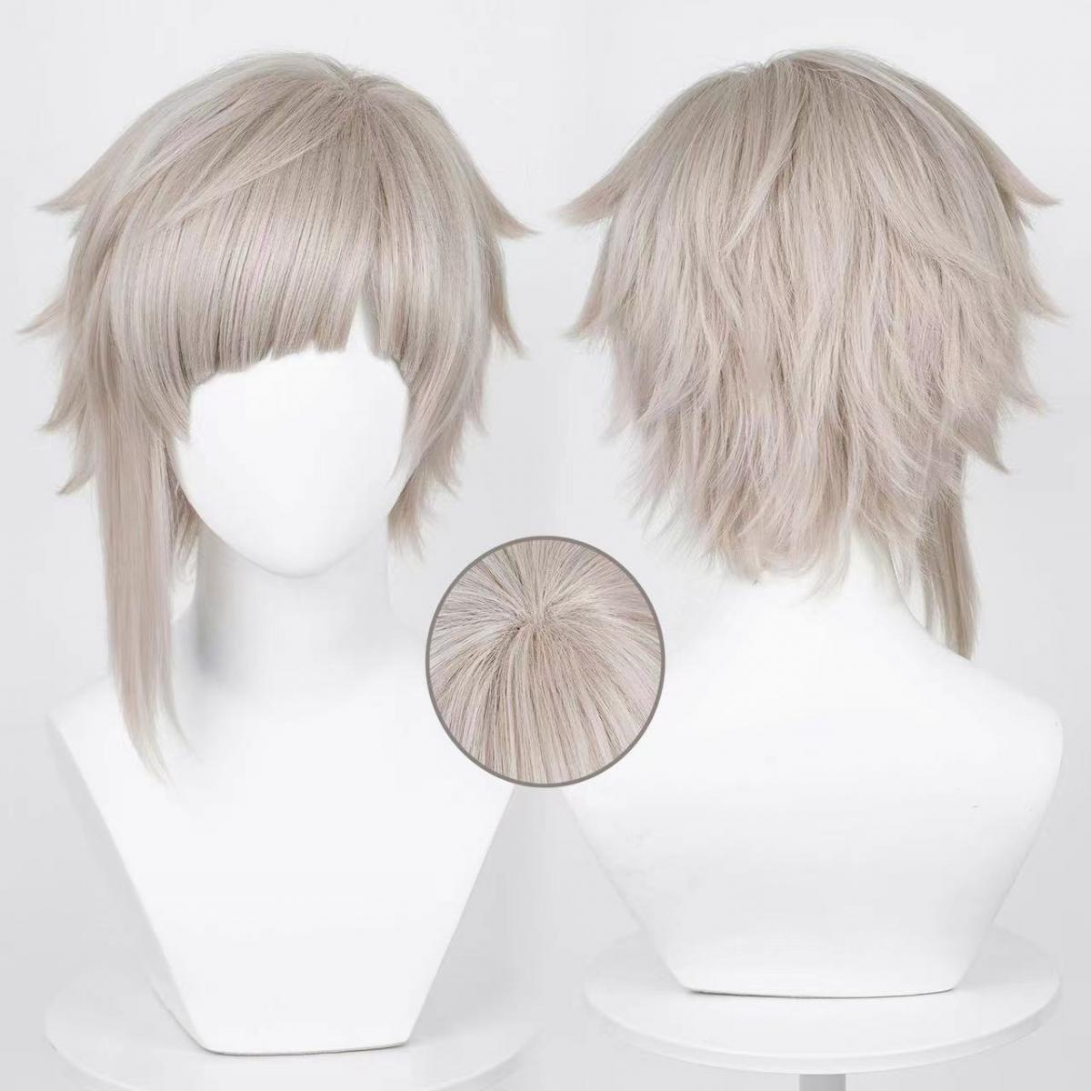 شعر مستعار رجالي قصير فضي اللو - مراجعة Men Accessories Silver وسعره