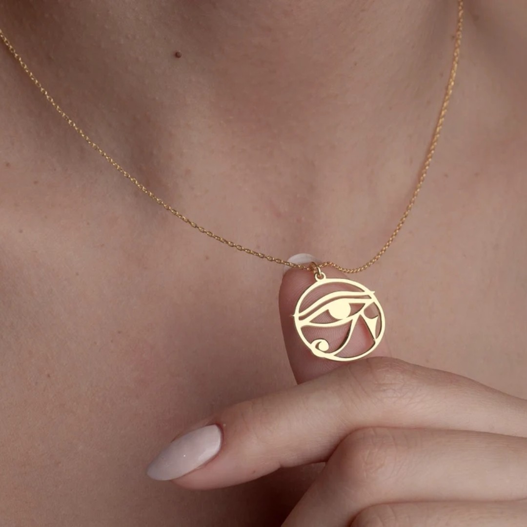 ريترو مصر عين را قلادة مجوهرات - مراجعة Men'S Accessories Jewelry Egypt وسعره