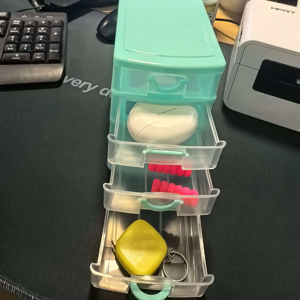 صندوق تخزين مجوهرات بأربع طبقا - مراجعة Men'S Accessories Drawer Organizer وسعره