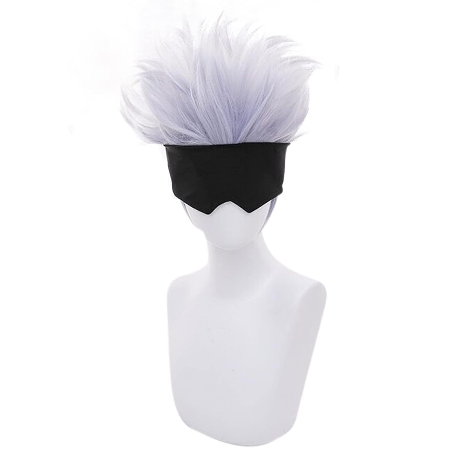 شعر مستعار تنكري قصير مموج ، ع - مراجعة Men Accessories Silver وسعره