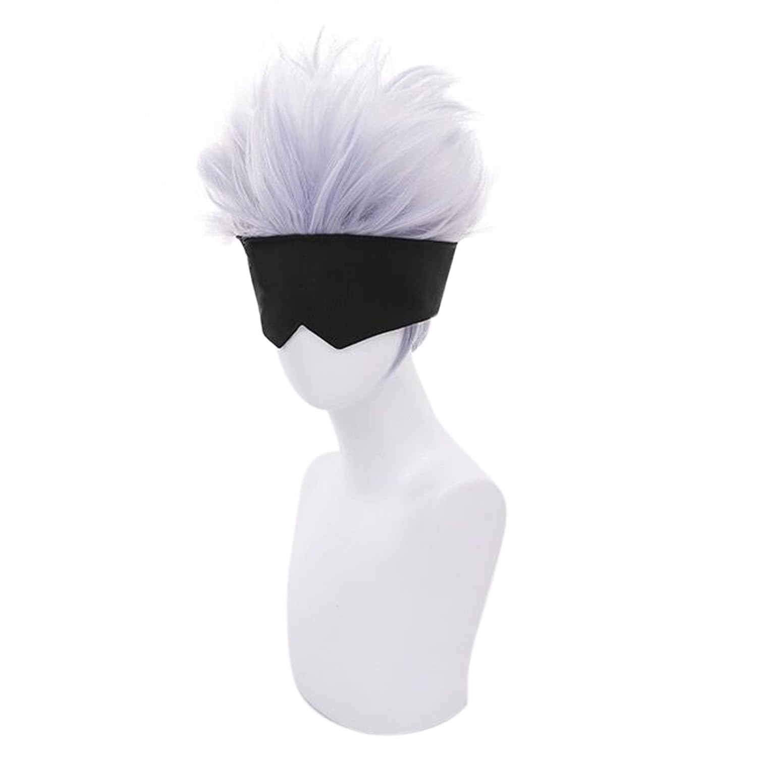 شعر مستعار تنكري قصير مموج ، ع - مراجعة Men Accessories Silver وسعره