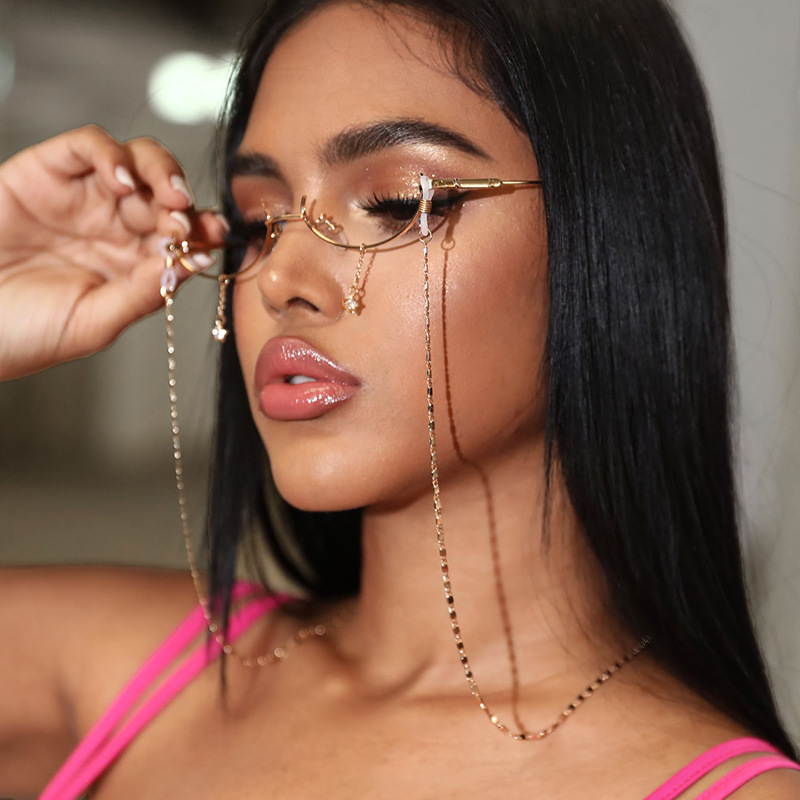 سلاسل نظارات شمسية للنساء والر - مراجعة Men Accessories Silver وسعره
