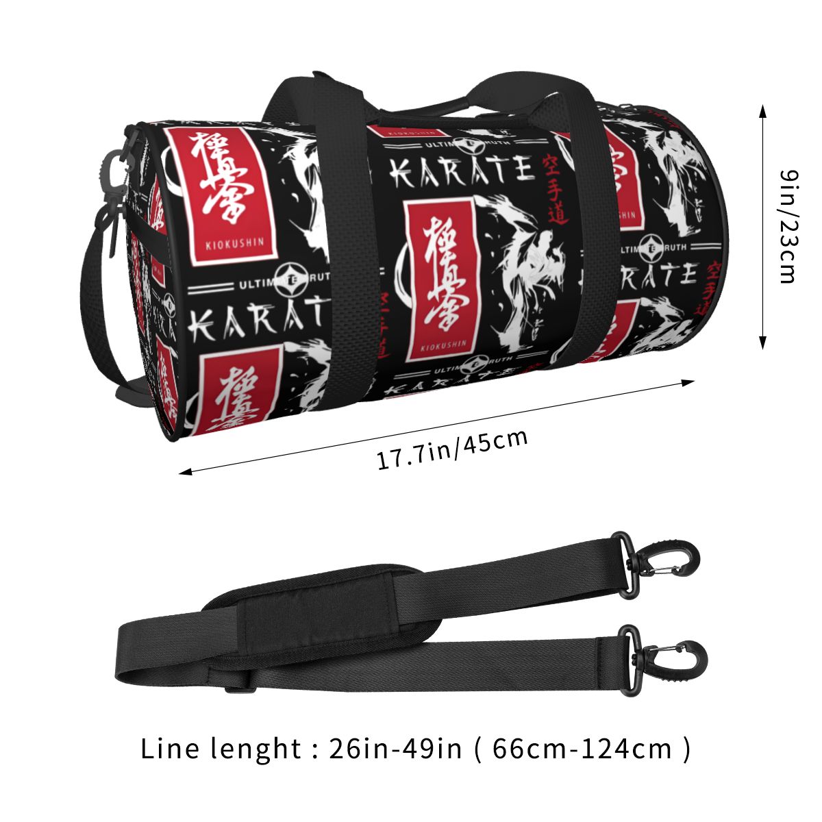 Kiokushin الكاراتيه حقائب رياض - مراجعة Men'S Accessories Travel Bag وسعره