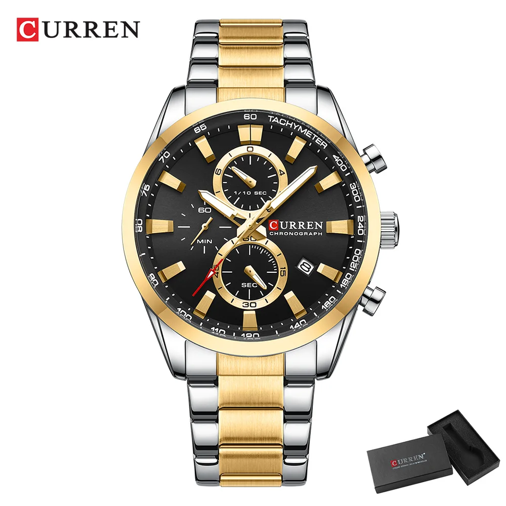 CURREN ساعات كوارتز كرونو رياض - مراجعة Men Accessories Bracelet وسعره
