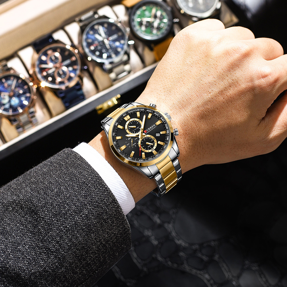 CURREN ساعات كوارتز كرونو رياض - مراجعة Men Accessories Bracelet وسعره