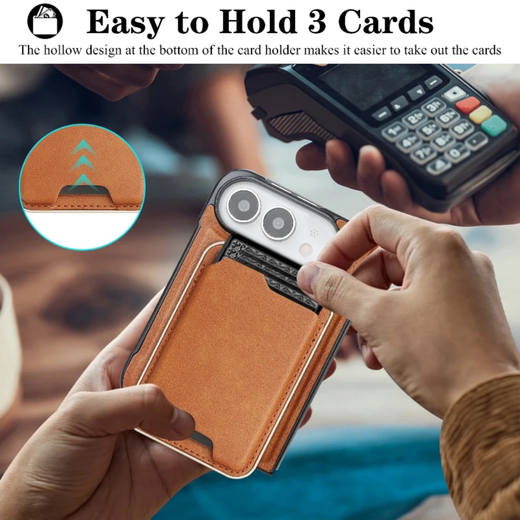 محفظة جلدية قابلة للفصل مع حام - مراجعة Phone Wallet Combo وسعره