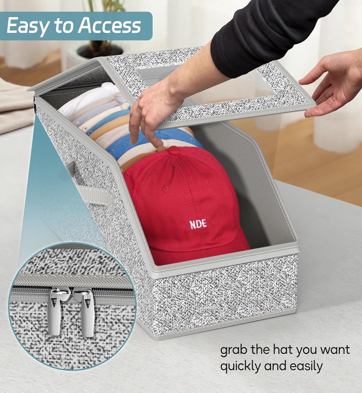 أودا 2 قطعة منظم قبعات قابل لل - مراجعة Men'S Accessories Drawer Organizer وسعره
