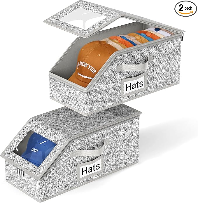 أودا 2 قطعة منظم قبعات قابل لل - مراجعة Men'S Accessories Drawer Organizer وسعره