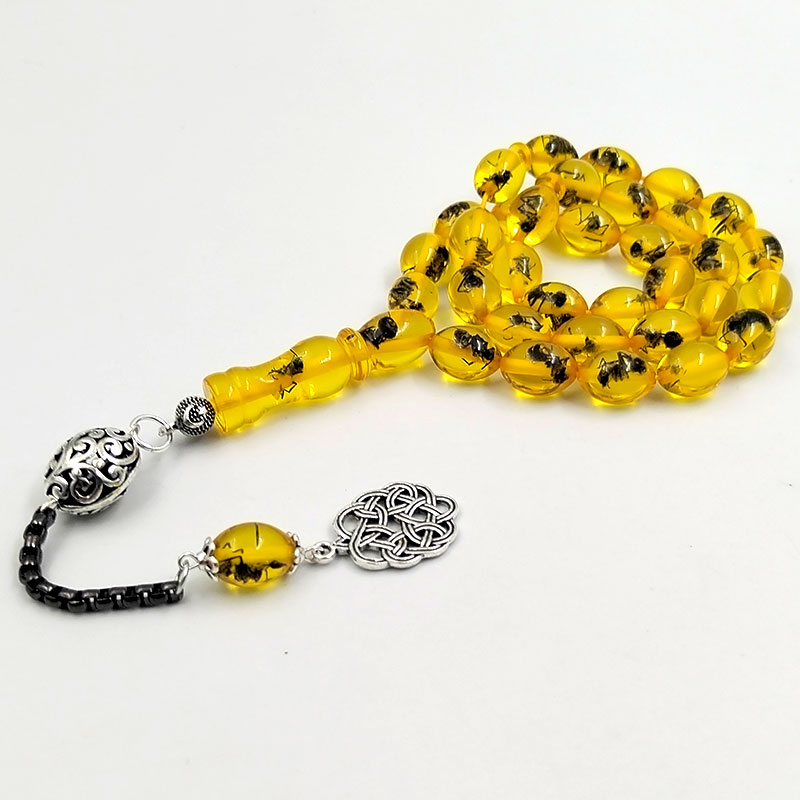 تسبيح الرجال الراتنج الأصفر ال - مراجعة Men Accessories Hk وسعره
