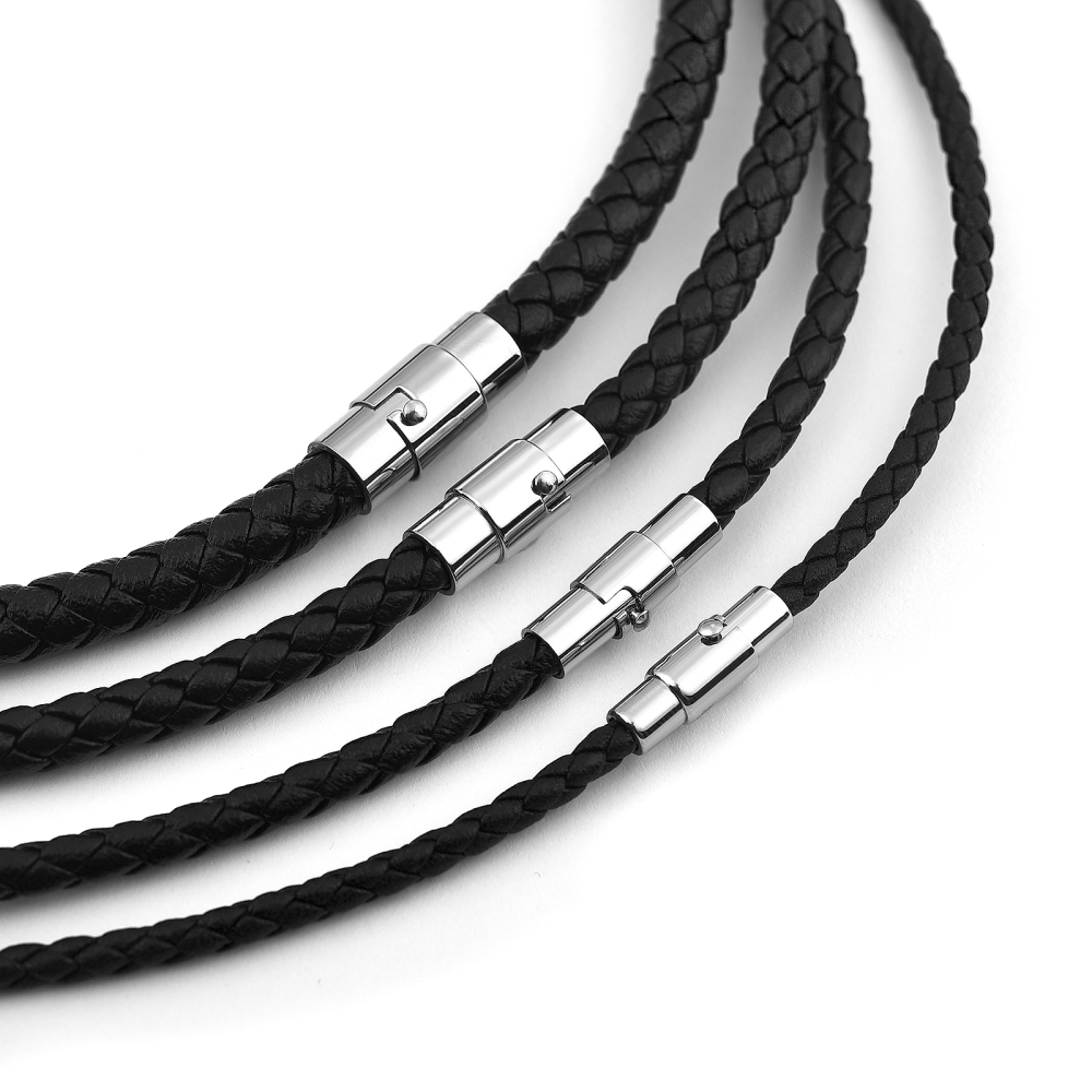 سلسلة جلدية بطول 45/50/60 سم م - مراجعة Men Accessories Style وسعره