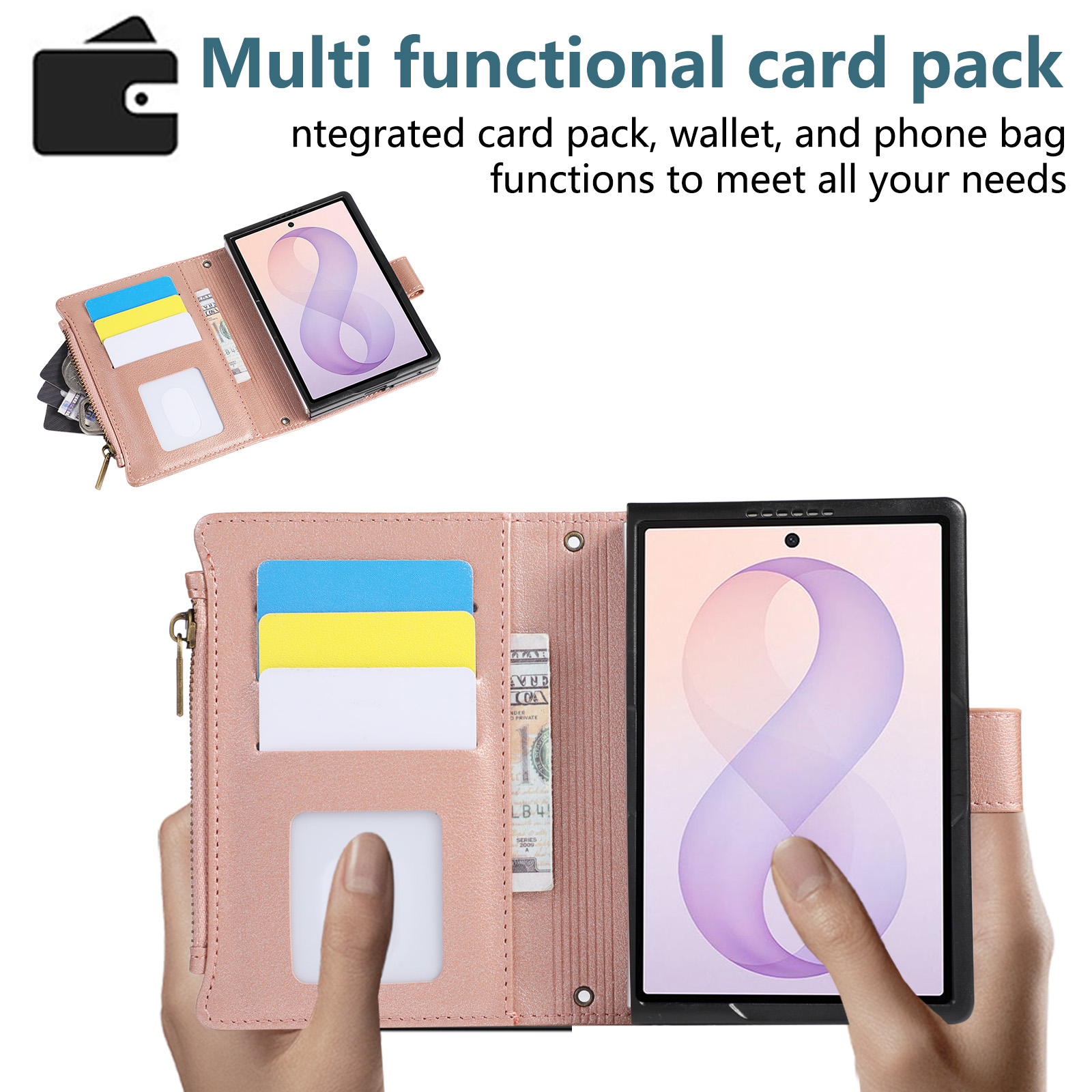 حافظة هاتف مع حزام معصم ومحفظة - مراجعة Phone Wallet Combo وسعره