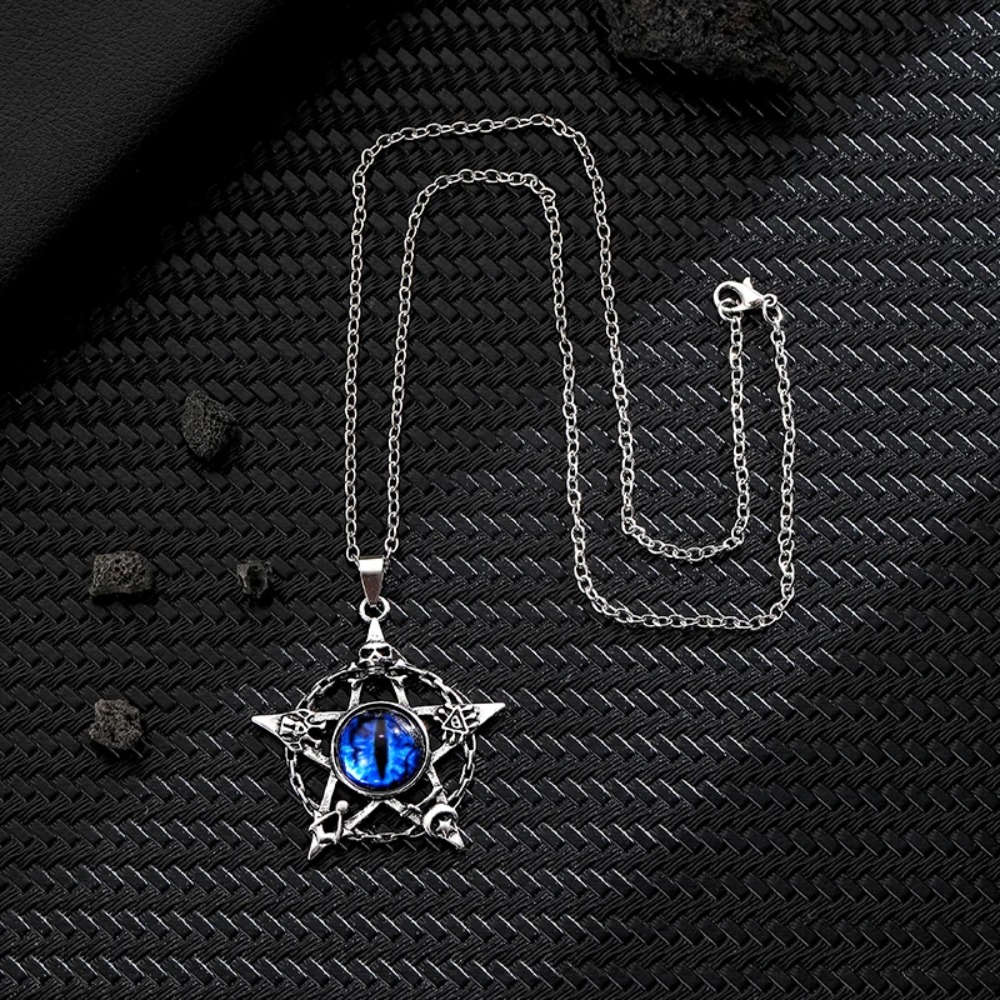 قلادة على شكل نجمة خماسية مع ع - مراجعة Men Accessories Style وسعره