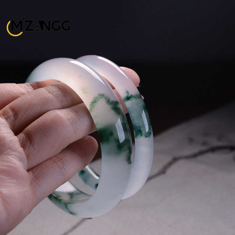 الأخضر الطبيعي الجاديت الإسورة - مراجعة Men Accessories Bracelet وسعره