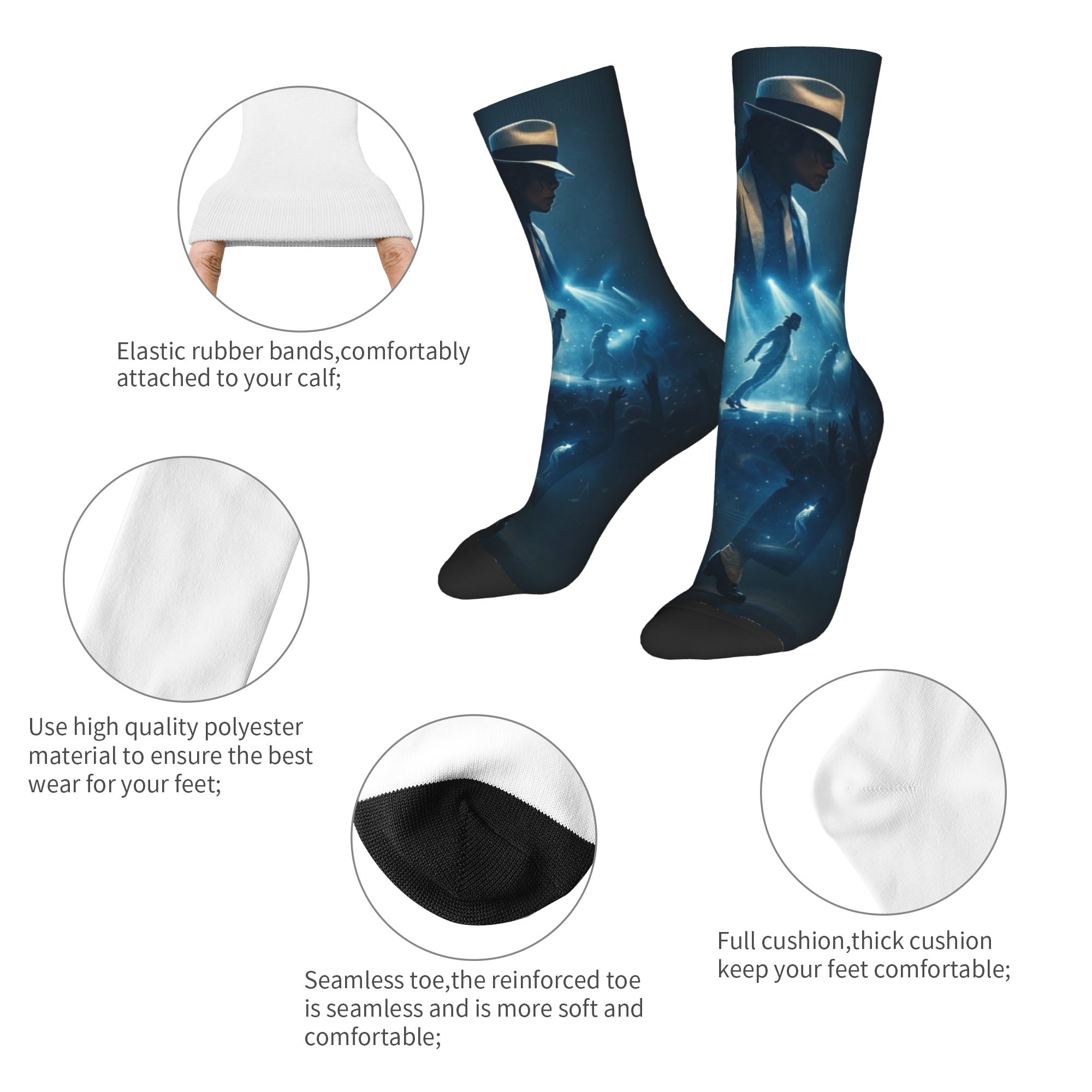 جوارب مايكل جاكسون ملك البوب ل - مراجعة Men'S Accessories Gift Ideas وسعره